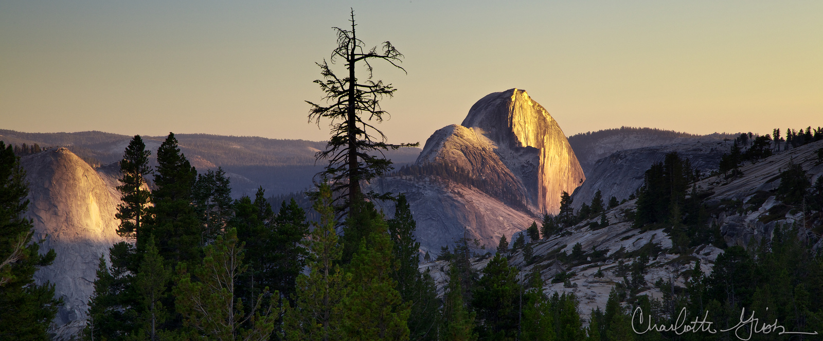 Half Dome Sunset at Olmsted Point
