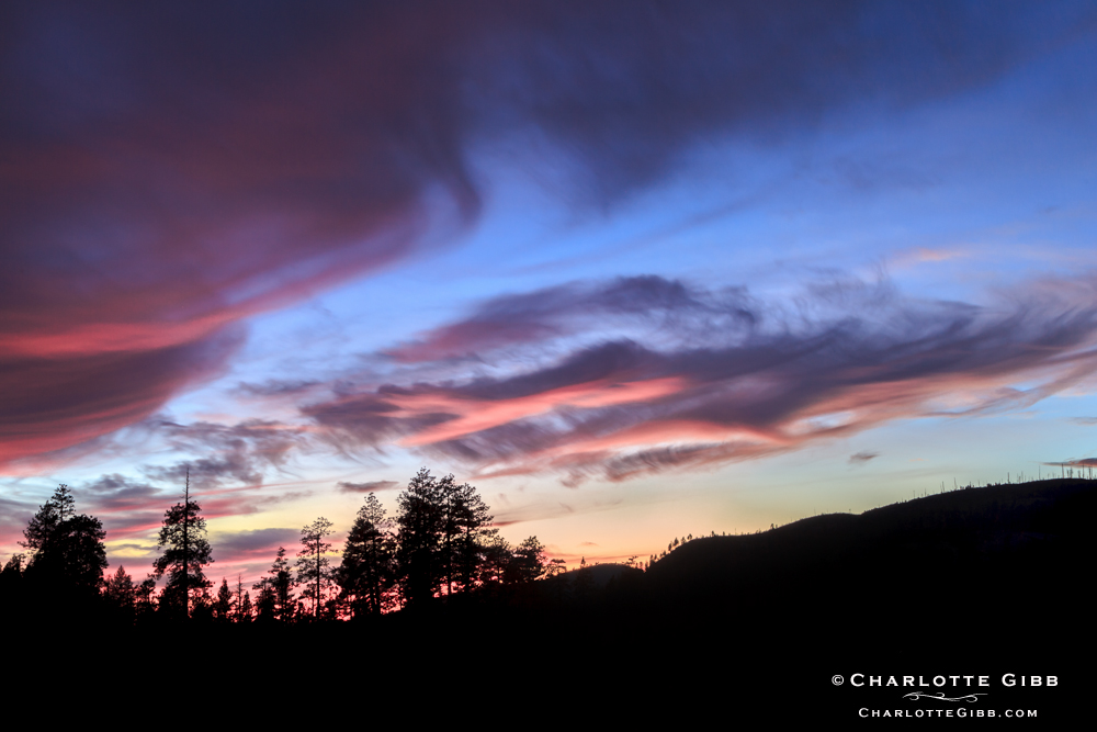 Mountain Landscape Photography - Sunset Clouds - February 2014