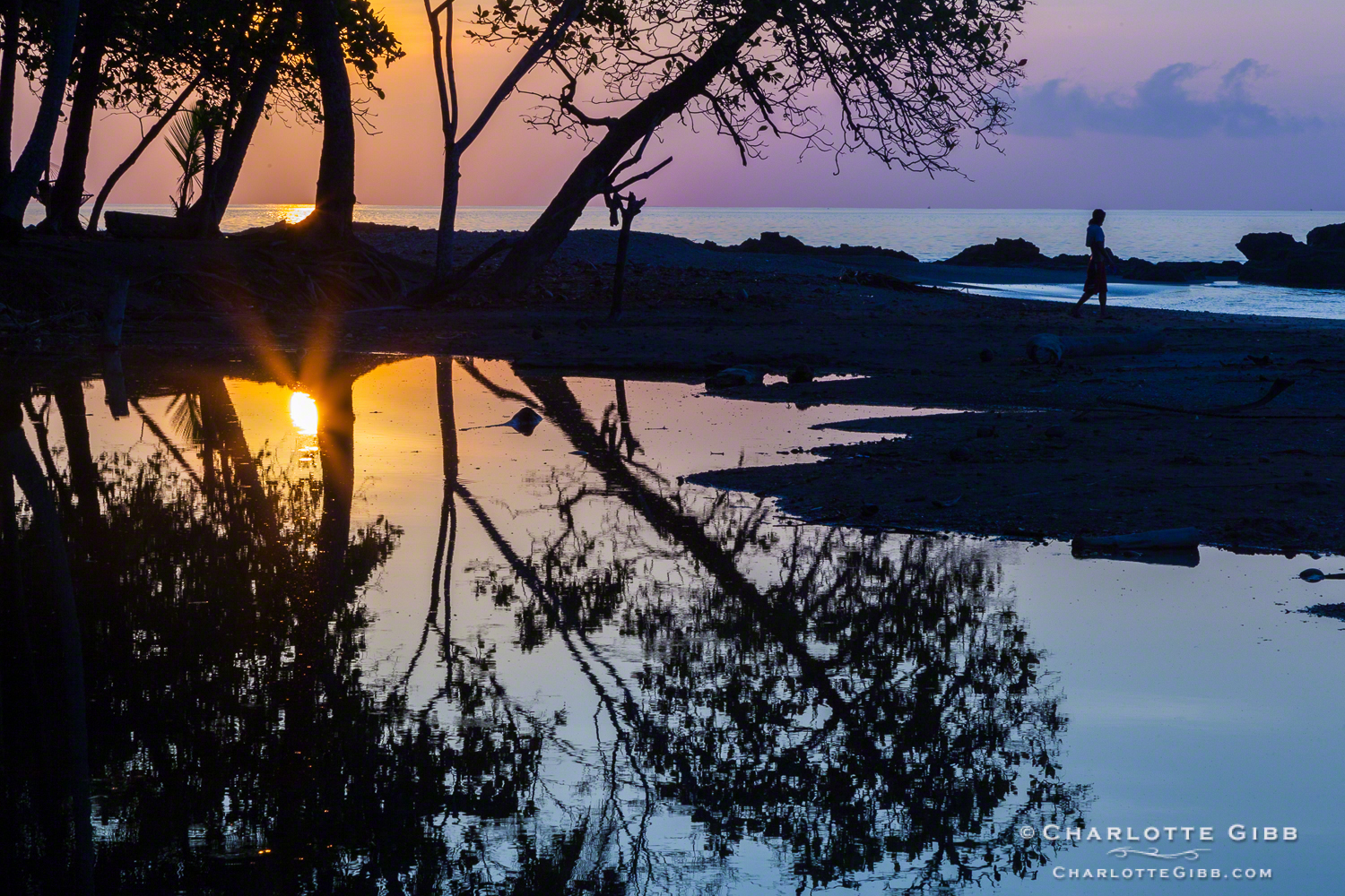 Coastal Landscape Photography - Fisherman Sunrise (Costa Rica)